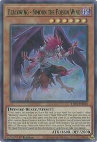 Blackwing - Simoon the Poison Wind (Green) - Legendary Duelists: Season 2 - YuGiOh card