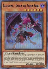 Blackwing - Simoon the Poison Wind (Purple) - Legendary Duelists: Season 2 - YuGiOh card