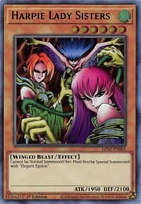 Harpie Lady Sisters (Green) - Legendary Duelists: Season 2 - YuGiOh card