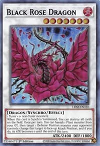 Black Rose Dragon (Blue) - Legendary Duelists: Season 2 - YuGiOh card