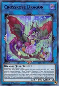 Crossrose Dragon (Blue) - Legendary Duelists: Season 2 - YuGiOh card