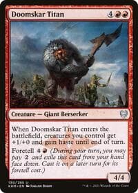 Doomskar Titan - Kaldheim - Magic: The Gathering card