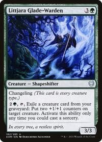 Littjara Glade-Warden - Kaldheim - Magic: The Gathering card
