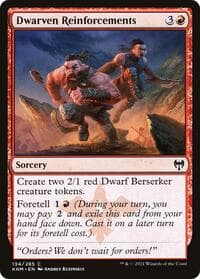Dwarven Reinforcements - Kaldheim - Magic: The Gathering card