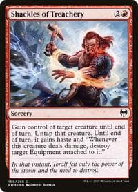 Shackles of Treachery - Kaldheim - Magic: The Gathering card