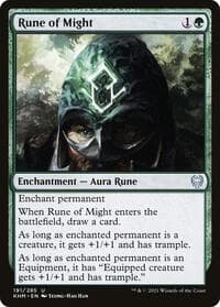 Rune of Might - Kaldheim - Magic: The Gathering card