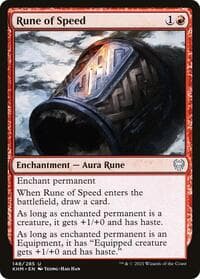 Rune of Speed - Kaldheim - Magic: The Gathering card