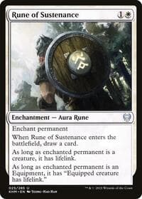 Rune of Sustenance - Kaldheim - Magic: The Gathering card