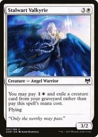 Stalwart Valkyrie - Kaldheim - Magic: The Gathering card