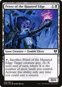 Priest of the Haunted Edge - Kaldheim - Magic: The Gathering card