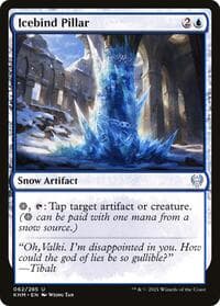 Icebind Pillar - Kaldheim - Magic: The Gathering card