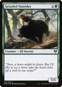 Grizzled Outrider - Kaldheim - Magic: The Gathering card