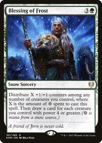 Blessing of Frost - Kaldheim - Magic: The Gathering card