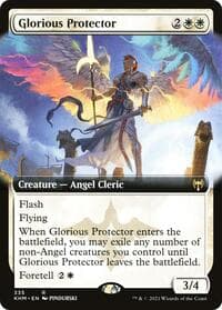 Glorious Protector (Extended Art) - Kaldheim - Magic: The Gathering card