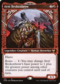 Arni Brokenbrow (Showcase) - Kaldheim - Magic: The Gathering card
