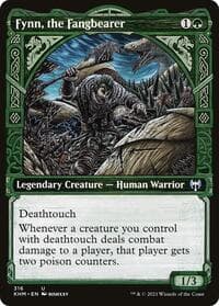 Fynn, the Fangbearer (Showcase) - Kaldheim - Magic: The Gathering card
