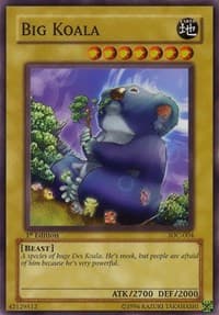 Big Koala - Invasion of Chaos - YuGiOh card