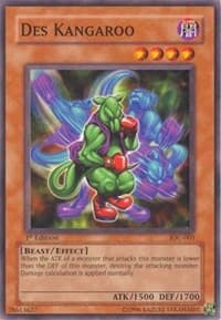 Des Kangaroo - Invasion of Chaos - YuGiOh card