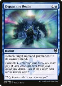 Depart the Realm - Kaldheim - Magic: The Gathering card