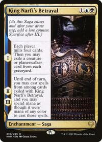 King Narfi's Betrayal - Kaldheim - Magic: The Gathering card