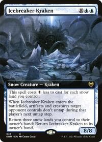 Icebreaker Kraken (Extended Art) - Kaldheim - Magic: The Gathering card