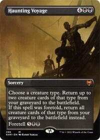 Haunting Voyage (Borderless) - Kaldheim - Magic: The Gathering card