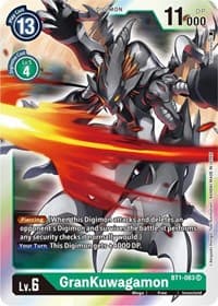 GranKuwagamon - Release Special Booster 1.5 - Digimon Card Game card