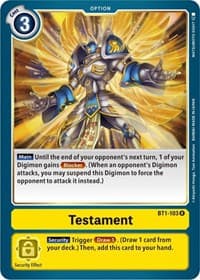 Testament - Release Special Booster 1.5 - Digimon Card Game card