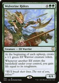 Wolverine Riders - Commander: Kaldheim - Magic: The Gathering card