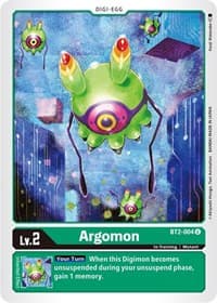 Argomon - BT2-004 - Release Special Booster 1.5 - Digimon Card Game card