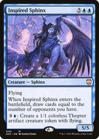 Inspired Sphinx - Commander: Kaldheim - Magic: The Gathering card