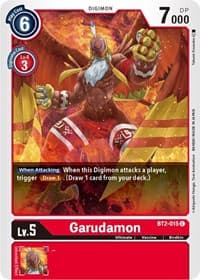 Garudamon - BT2-015 - Release Special Booster 1.5 - Digimon Card Game card