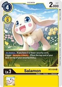 Salamon - BT2-034 - Release Special Booster 1.5 - Digimon Card Game card