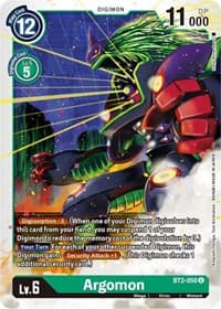 Argomon - BT2-050 - Release Special Booster 1.5 - Digimon Card Game card
