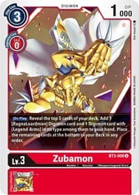 Zubamon - Release Special Booster 1.5 - Digimon Card Game card