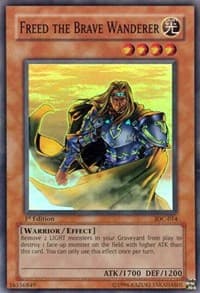 Freed the Brave Wanderer - Invasion of Chaos - YuGiOh card