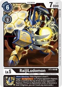 RaijiLudomon - Release Special Booster 1.5 - Digimon Card Game card