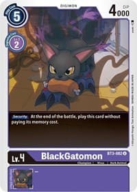 BlackGatomon - Release Special Booster 1.5 - Digimon Card Game card
