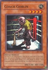Coach Goblin - Invasion of Chaos - YuGiOh card