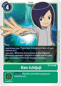 Ken Ichijoji - Release Special Booster 1.5 - Digimon Card Game card