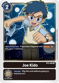 Joe Kido - BT3-095 - Release Special Booster 1.5 - Digimon Card Game card