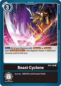 Beast Cyclone - Release Special Booster 1.5 - Digimon Card Game card