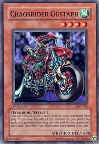 Chaosrider Gustaph - Invasion of Chaos - YuGiOh card
