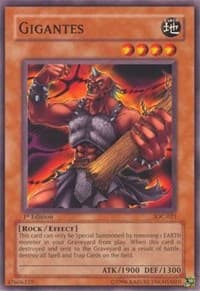Gigantes - Invasion of Chaos - YuGiOh card