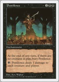 Pestilence - Fifth Edition - Magic: The Gathering card