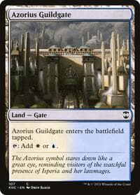 Azorius Guildgate - Commander: Kaldheim - Magic: The Gathering card