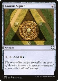 Azorius Signet - Commander: Kaldheim - Magic: The Gathering card