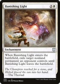 Banishing Light - Commander: Kaldheim - Magic: The Gathering card
