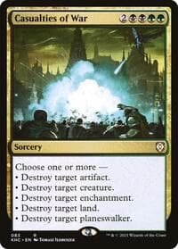 Casualties of War - Commander: Kaldheim - Magic: The Gathering card