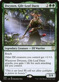 Dwynen, Gilt-Leaf Daen - Commander: Kaldheim - Magic: The Gathering card